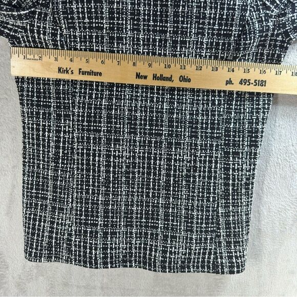 Talbots Bell Sleeve Textured Stretch Knit Blouse Top Women’s Size S - Picture 4 of 7